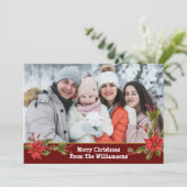 水彩もみの木 赤い帯 クリスマス フォト (スタンド正面)