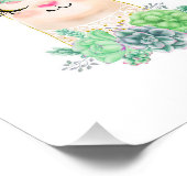 水彩らま 植物のプリント フォトプリント (角)