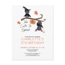 水彩をスプックするには可愛すぎるこうもり子供の誕生日