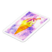 水彩アイスクリームコーン マグネット (左側)