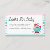 水彩アイスクリームサンデーブックベビー エンクロージャーカード (正面)