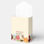 水彩アイスクリームスイートベビーシャワー フェイバーボックス (オープン)