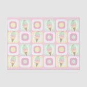 水彩アイスクリームパーティー 薄葉紙 (正面)