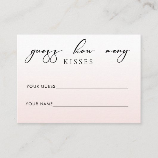 水彩アイスクリームブライダルシャワーゲームカード プレイスカード (正面)