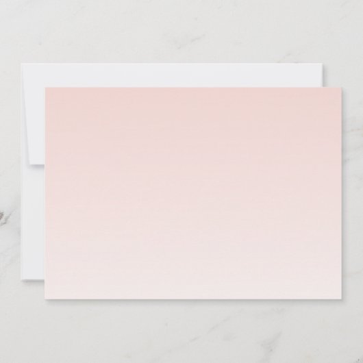 水彩アイスクリームブライダルシャワーサンキューカード サンキューカード (裏面)