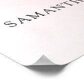 水彩アイスクリーム ブライダルシャワー ウェルカムサイン ポスター (角)