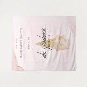 水彩アイスクリーム ブライダルシャワー ウェルカム タペストリー (正面(横))