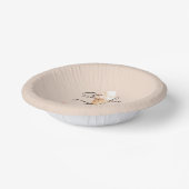 水彩アイスクリーム ブライダルシャワー ペーパーボウル (傾斜あり)