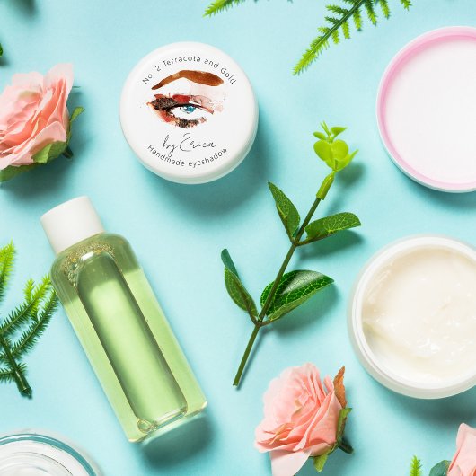 水彩アイズ絵画メイクアイシャドウ包装 ラウンドシール