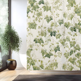 水彩アイビー・リーグの優雅さ シャワーカーテン