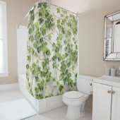 水彩アイビー・リーグの優雅さ シャワーカーテン (インサイチュ)
