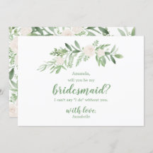 水彩アイボリーのローズ　ウエディング　ブライズメイドにいて