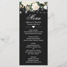 水彩アイボリーフローラストリングラ結婚イトのメニュー メニュー