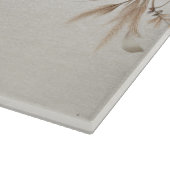 水彩アイボリーブルーフラワーカッティングボード カッティングボード (角)