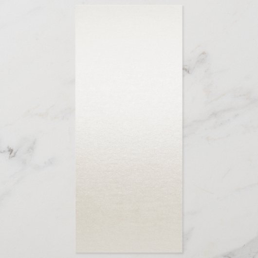 水彩アイボリーブルーフラワー結婚ズのメニュー メニュー (裏面)