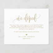 水彩アイボリー牡丹とバラ駆け落ちカード (裏面)