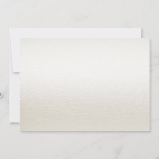 水彩アイボリー青い花日付保存 セーブザデート (裏面)