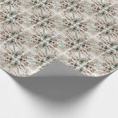 水彩アイボリー青花のラッピングペーパー ラッピングペーパー (角)