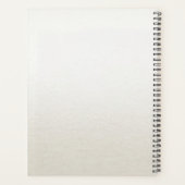 水彩アイボリー青花計画帳 プランナー手帳 (裏面)