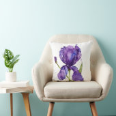 水彩アイリススローピロス クッション (椅子)