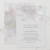 水彩アイリス結婚ズ 招待状 (正面/裏面)