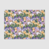 水彩アイリス/フローラデコップクラフト 薄葉紙 (正面)