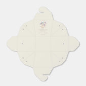 水彩アイリス ブライダルシャワー フェイバーボックス (折り畳みなし)