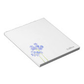 水彩アガパンツス ノートパッド (アングル)