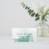 水彩アクアウェーブ名刺 名刺 (スタンド正面)