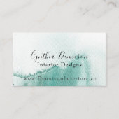 水彩アクアウェーブ名刺 名刺 (正面)