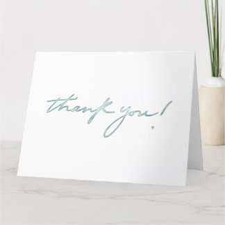 水彩アクアサンキューノート サンキューカード