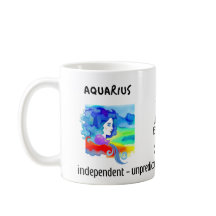 水彩アクエリアス〔占星術の〕十二宮図標識と特徴