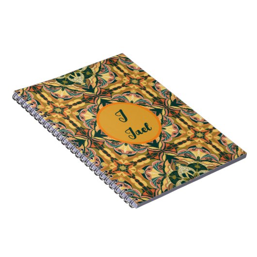 水彩アズレスペインのホパーソナライズされたイル ノートブック (右側)