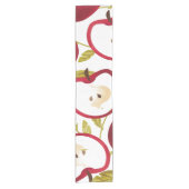 水彩アップルパターン ショートテーブルランナー (正面)