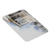 水彩アテネマグネット – ギリシャ遺跡土産 マグネット (右側)