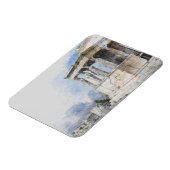 水彩アテネマグネット – ギリシャ遺跡土産 マグネット (左側)