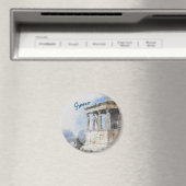 水彩アテネマグネット – ギリシャ遺跡土産 マグネット (インサイチュ (食洗機))