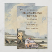 水彩アドベンチャービーチ 招待状 (正面/裏面)