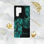 水彩アナスタシアブラックとグリーン SAMSUNG GALAXY S22 ULTRAケース<br><div class="desc">水彩アナスタシアブラック&グリーンサムスンギャラクシーS22ウルトラケース</div>
