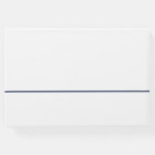 水彩アネモネ結婚フラワー ゲストブック (裏面)