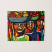 水彩アフリカンアートパズル ジグソーパズル (横)