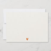 水彩アフリカ風景の週末ディナーパーティー 招待状 (裏面)