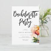 水彩アペロルスピリッツバチェロレッテ 招待状 (スタンド正面)