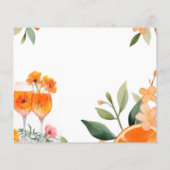 水彩アペロルスピリッツブライダルシャワーレシピカード (裏面)