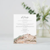 水彩アマルフィコーストスカイラインイベント詳細カード 招待状 (スタンド正面)