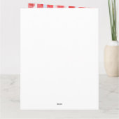 水彩アメリカ国旗サンキューカード サンキューカード (裏面)