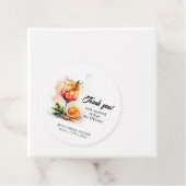 水彩アルペールスプリッツ ブライダルシャワー フェイバータグ (インサイチュ)