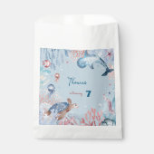 水彩アンダーザシー子供の誕生日 フェイバーバッグ (正面)