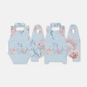 水彩アンダーザシー子供の誕生日 フェイバーボックス (折り畳みなし)