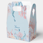 水彩アンダーザシー子供の誕生日 フェイバーボックス (オープン)